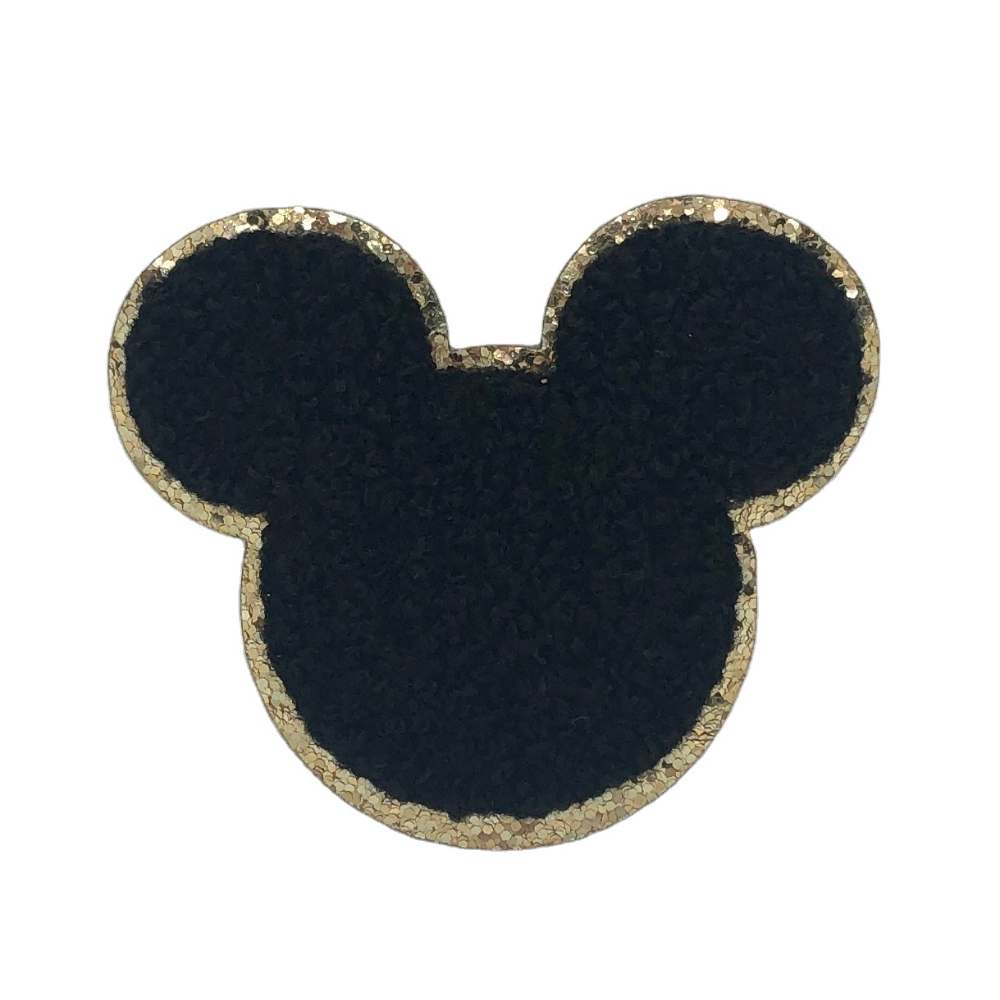 Lilac Disney Mickey Mouse Glitter Patch
