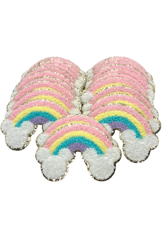 Mickey Mouse Rainbow Chenille Patch
