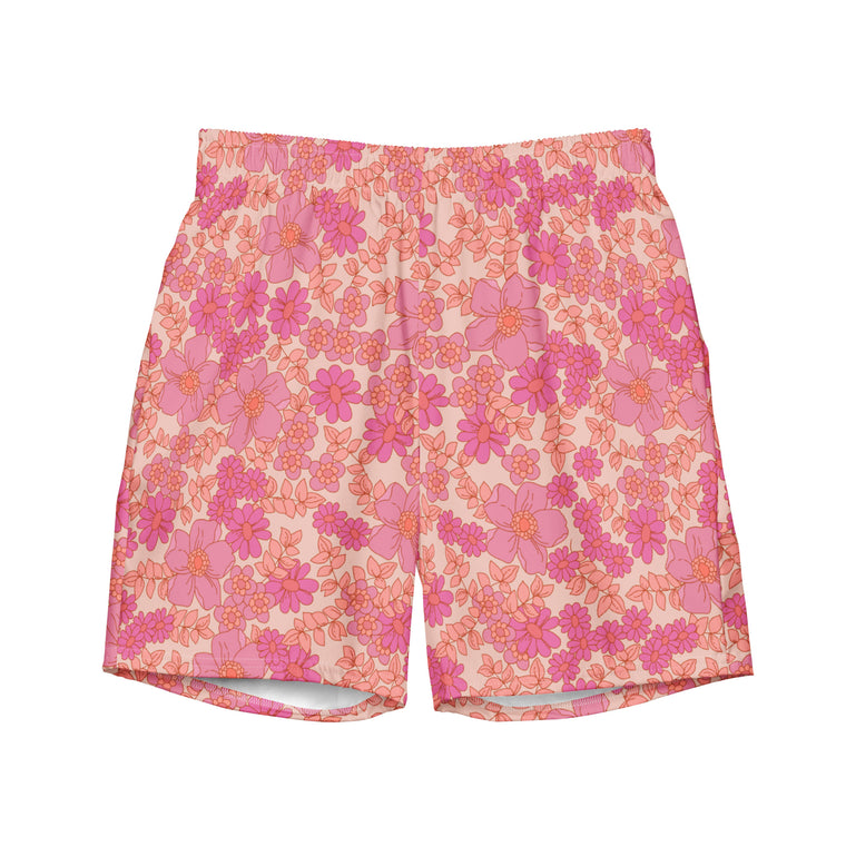 Mens Bright Floral Trunks