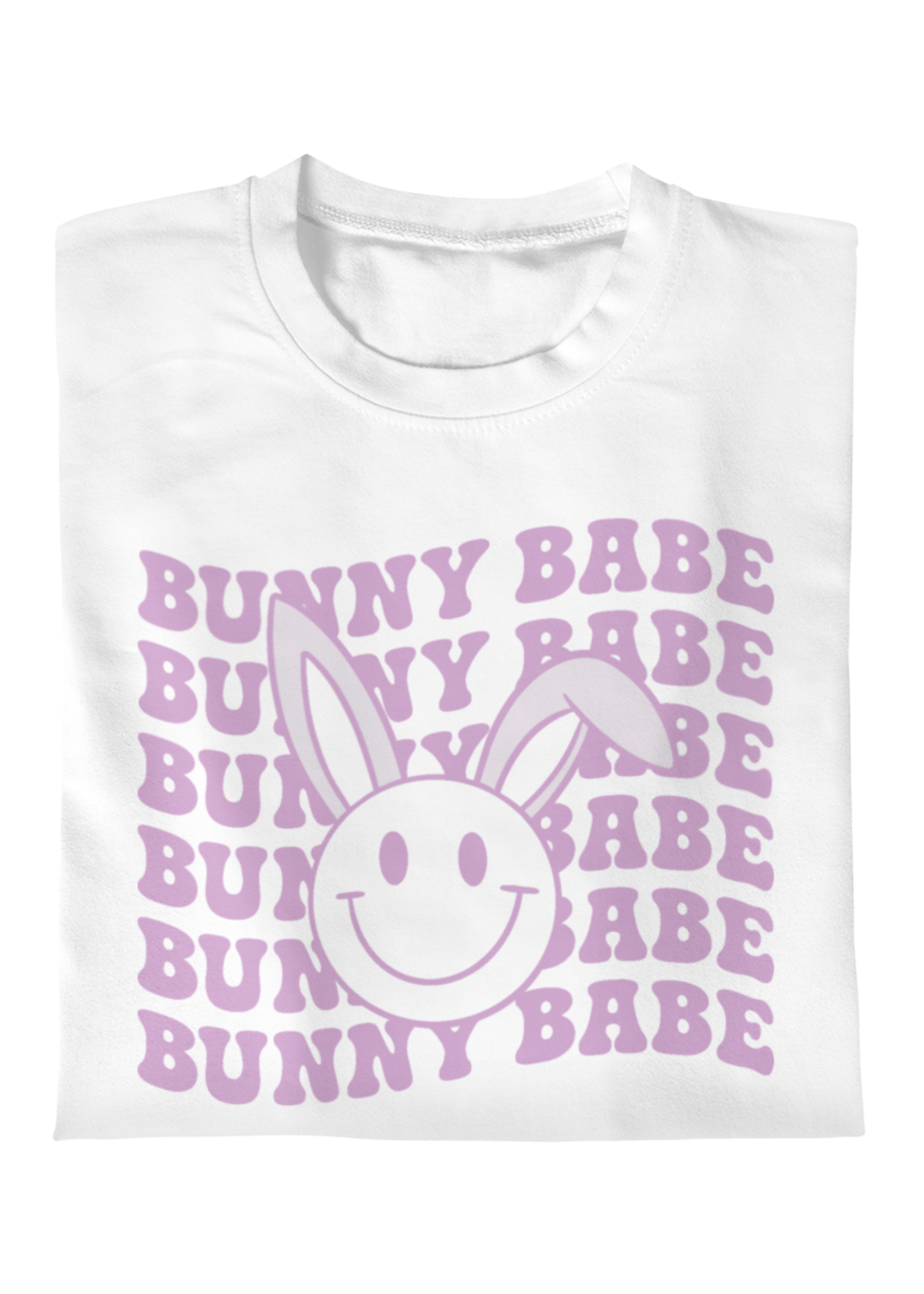 Lavender Bunny Babe Adult Tee