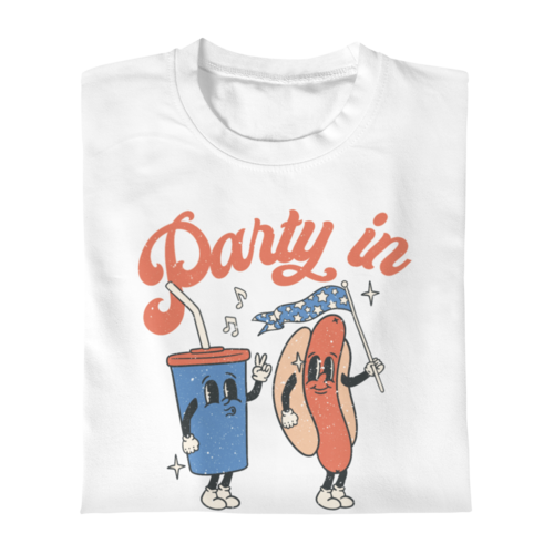 Party in the USA Adult Tee